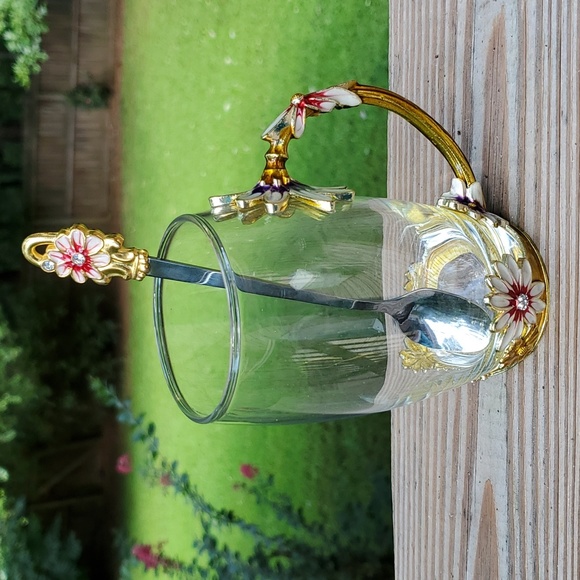 NEW IN BOX  ARC OF FRANCE  Water Cup Drink Mug with Handle Design Tea Coffee Cup - Picture 4 of 16